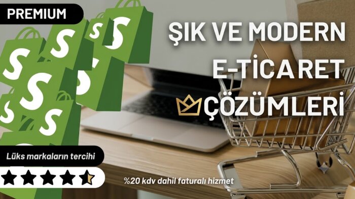 shopify web sitesi yaparım