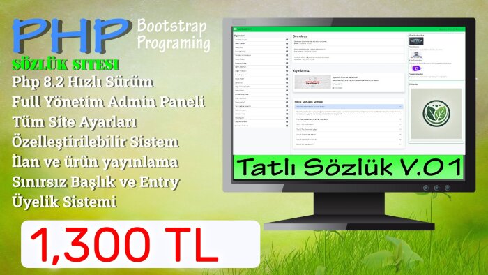sözlük sitesi sahibi olmak isteyenler için web site yaparım