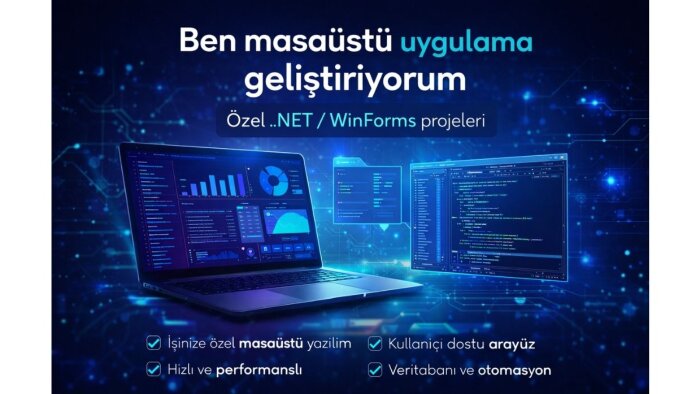 profesyonel masaüstü uygulama geliştiriyorum