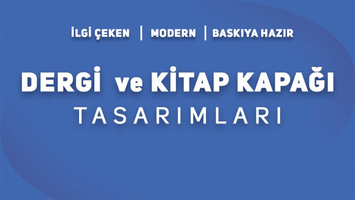 sizler için dergi veya kitap kapağı tasarlarım
