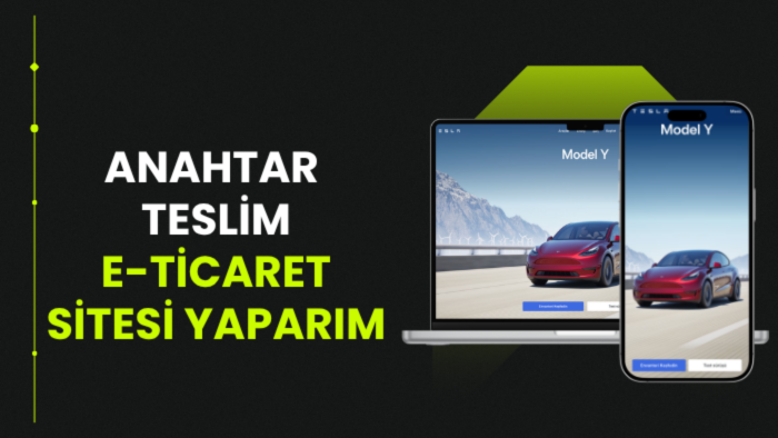 anahtar teslim e-ticaret sitesi yaparım