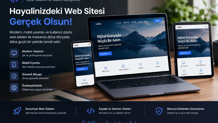 modern ve kurumsal web sitesi yaparım