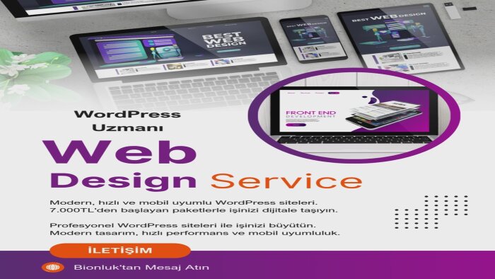 wordpress sitesi yaparım