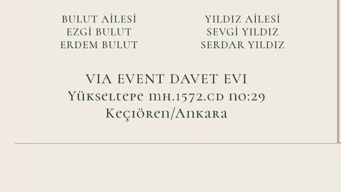 modern ve şık davetiye tasarlarım