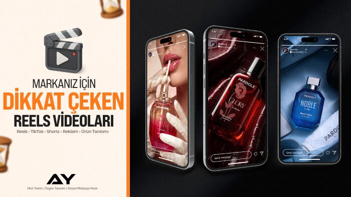 sosyal medya için dikkat çeken reels videoları hazırlarım