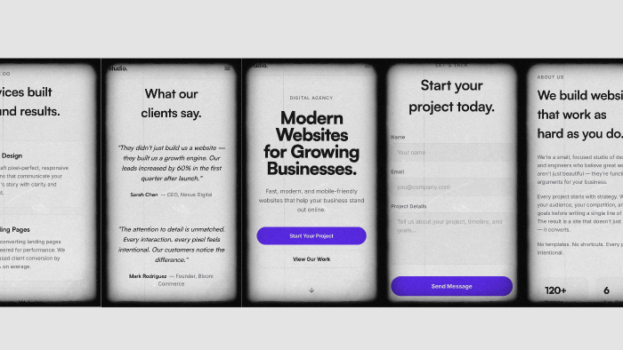 modern ve profesyonel landing page web sitesi yaparım