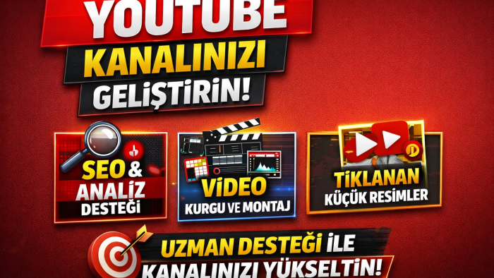 youtube kanalınızı yükseltip geliştirebilirim