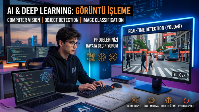 derin öğrenme ile görüntü işleme projelerinizi geliştiririm