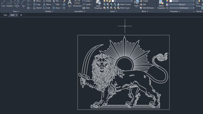 AutoCAD'de 2D çizimlerinizi yapabilirim