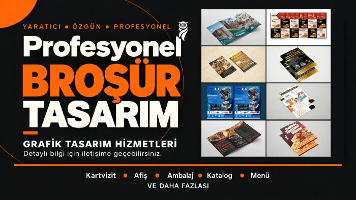broşür, afiş, el ilanları, yaparım
