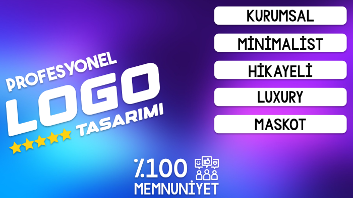 markanıza özgün ve modern logo tasarımı yapabilirim