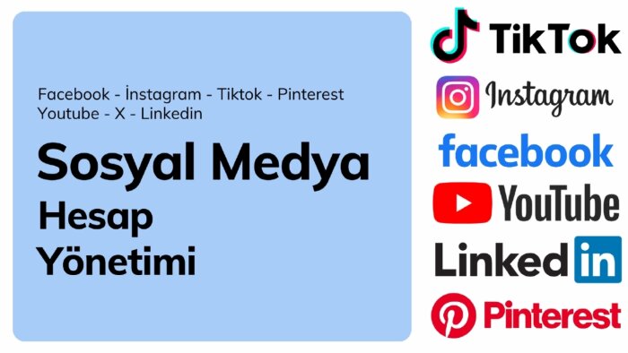 kişisel ve ticaret sosyal medya hesaplarınızı yönetirim