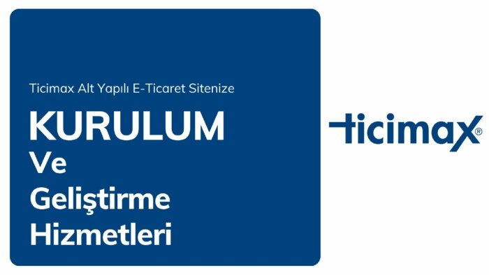 Ticimax E-ticaret sitenizin kurulum & geliştirmesini yaparım
