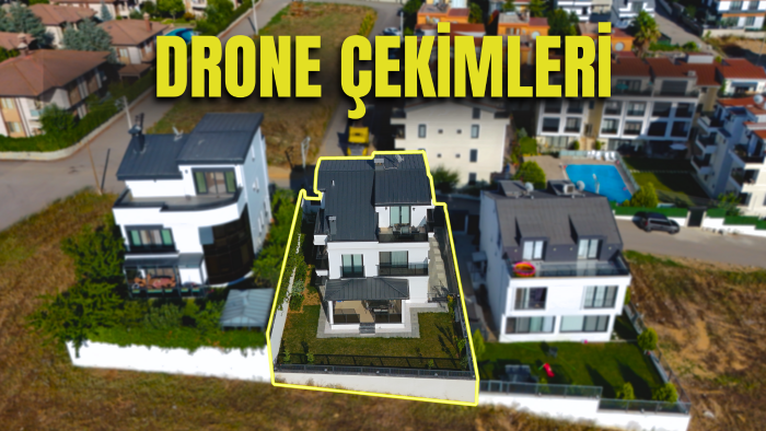 drone ile arsa - emlak çekimleri (edit dahil) yapıyorum