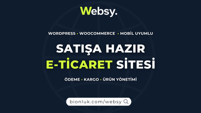 WooCommerce ile satışa hazır e-ticaret sitesi kurarım
