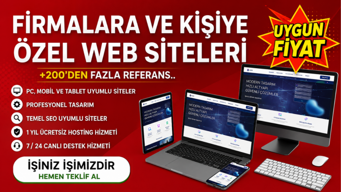 web sitesi ve web tasarımı yaparım
