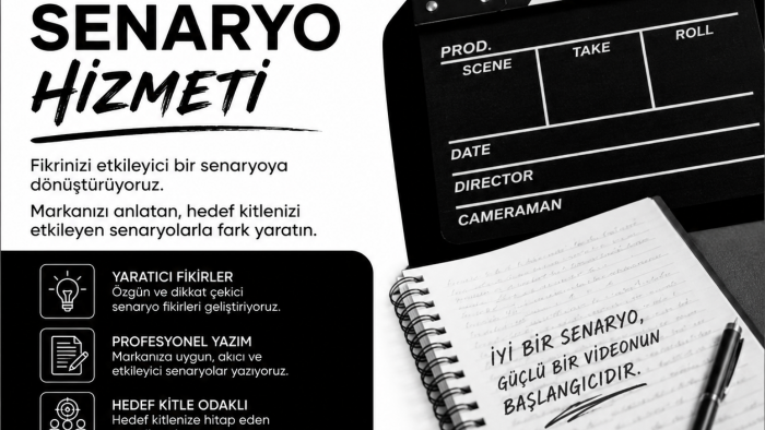 senaryolarınızı yazabilirim