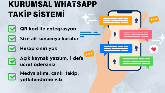 tüm whatsapp hatlarınızı tek panelde toplayan sistem yaparım