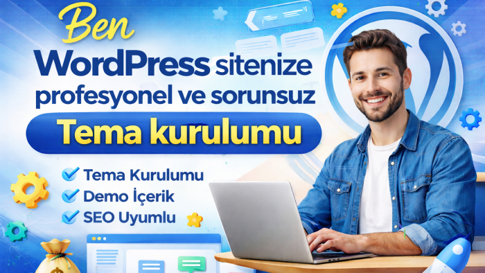 WordPress sitenize profesyonel tema kurulumu yaparım