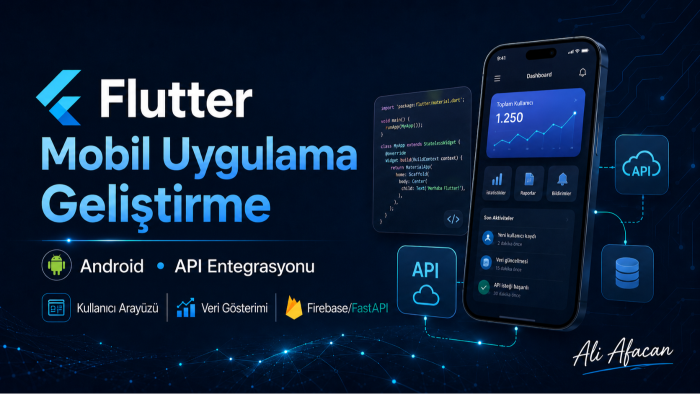 flutter ile mobil uygulama geliştirebilirim