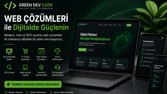  modern web siteleri ve özel yazılımlar geliştiririm