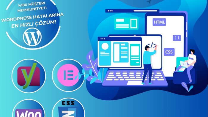 wordpress sitenizdeki sorunları profesyonelce çözüyorum