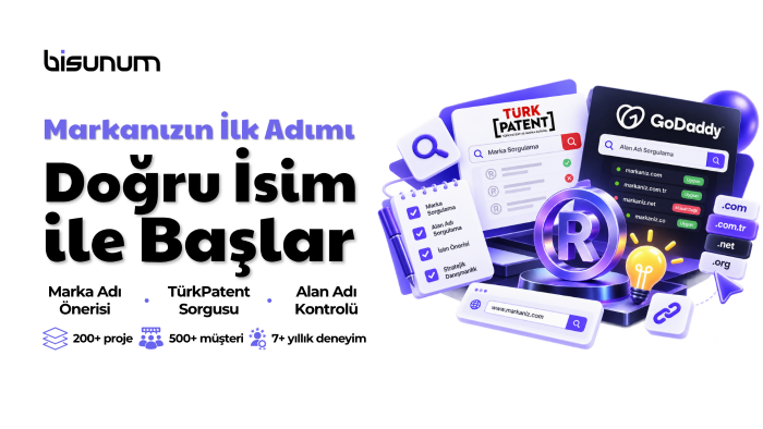 marka ismi ve sloganlarınızı özgün bir şekilde oluştururum