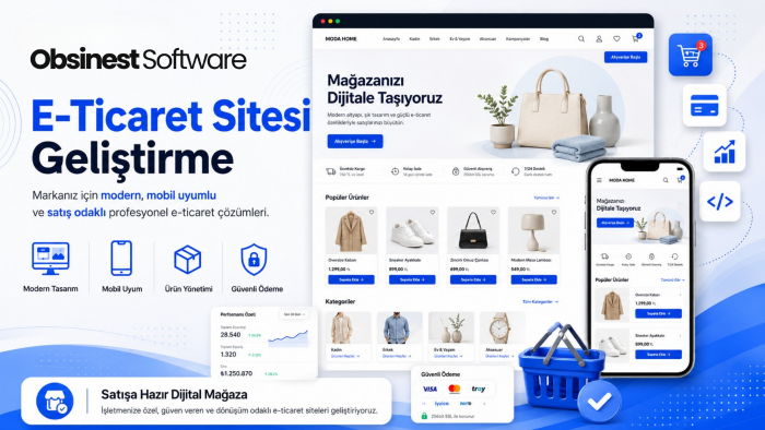 işletmeniz için profesyonel e-ticaret sitesi geliştiririm