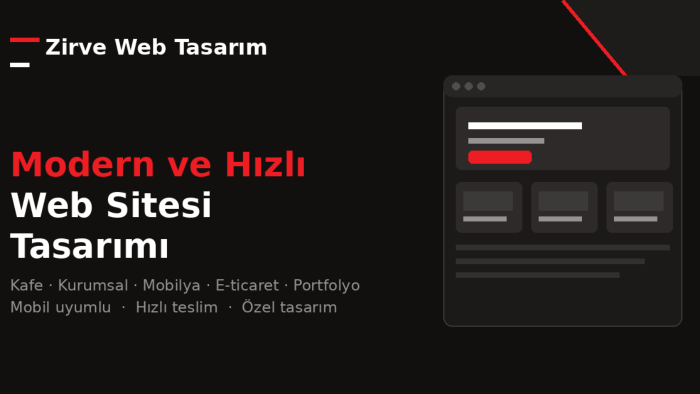 modern ve mobil uyumlu web sitesi tasarımı yaparım