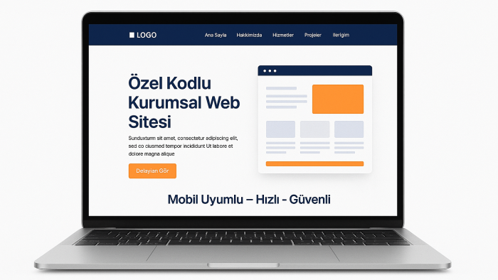 özel kodlarla profesyonel web siteleri tasarlıyorum