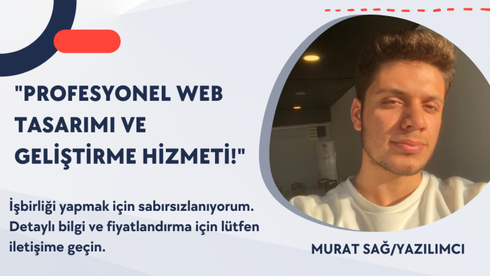 işletmenize özel profesyonel web sistemleri geliştiririm