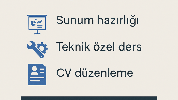 profesyonel sunum hazırlıyorum