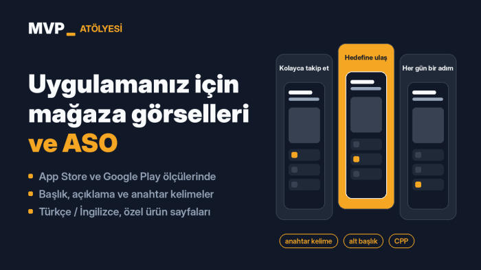 uygulamanız için mağaza görselleri ve ASO hazırlarım
