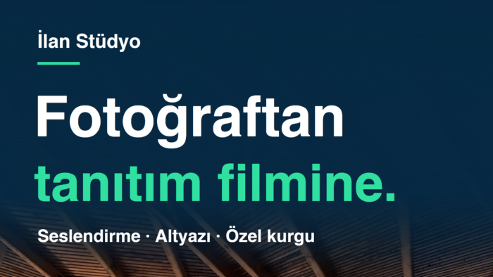 gayrimenkul ilanlarınız için video kurgularım
