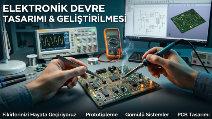 elektronik devre tasarımını ve geliştirilmesini yaparım