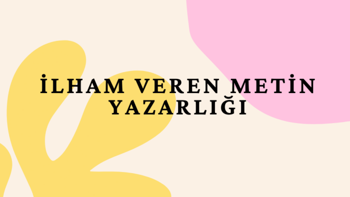 belirlediğiniz konuda etkileyici metinler hazırlayabilirim