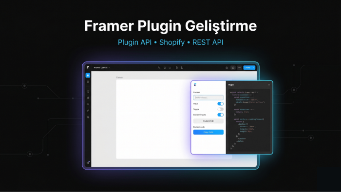 framer için özel eklenti geliştiririm