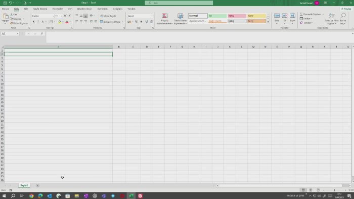 Excel kullanarak verileri düzenlerim