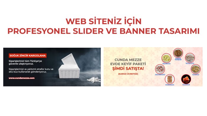 markanız için profesyonel slider ve web banner tasarlarım