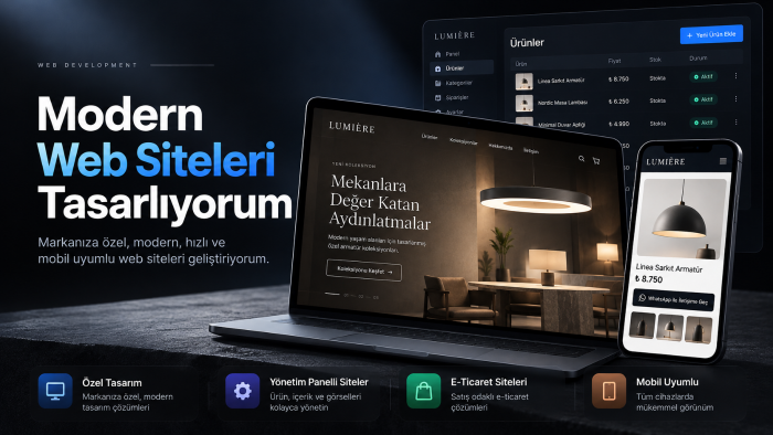 marka/işletme için anahtar teslim web sitesi yapabilirim