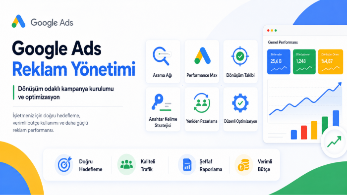 Google ads reklam kampanyası kurulumu ve yönetimi yaparım
