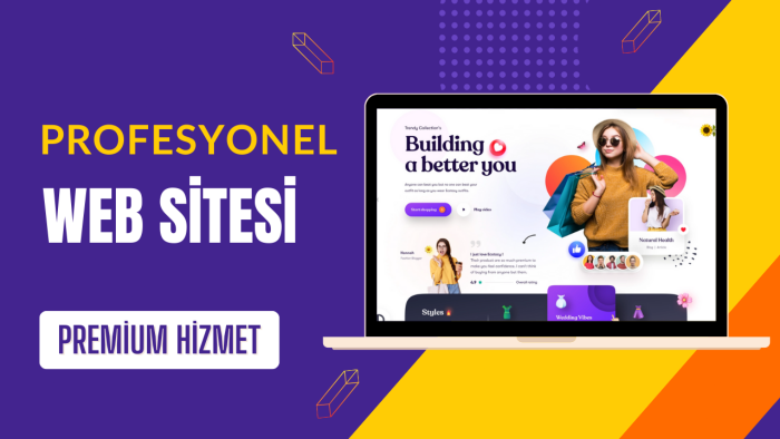 sizin için profesyonel web sitesi yapabilirim