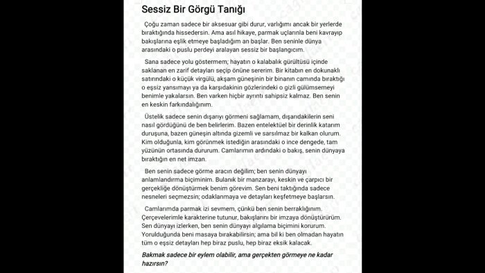 marka veya projeniz için nitelikli metin yazarlığı yaparım
