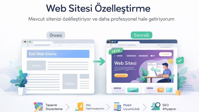 web sitenizi özelleştirip, daha performanslı hale getiririm