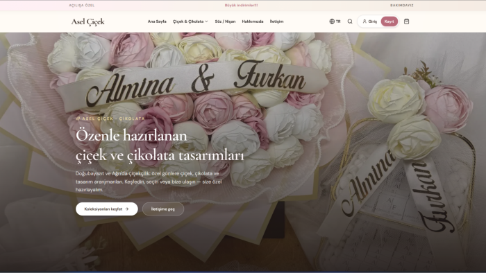 referanslarımla size özel e-ticaret sitenizi kodlarım