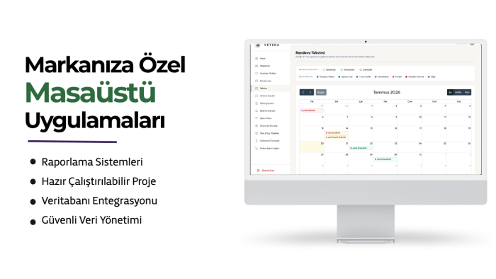 işletmenize özel masaüstü uygulamaları geliştiriyorum