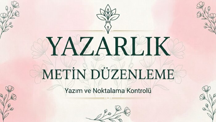 yazarlık, editörlük ve çeviri alanlarında hizmet sunuyorum