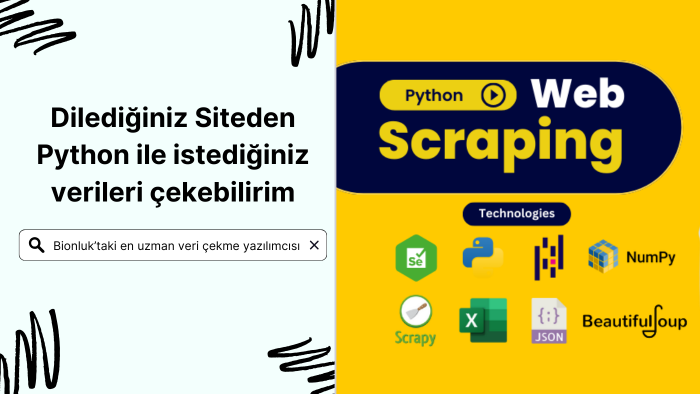 dilediğiniz siteden(ebay, amazon, trendyol) veri çekebilirim