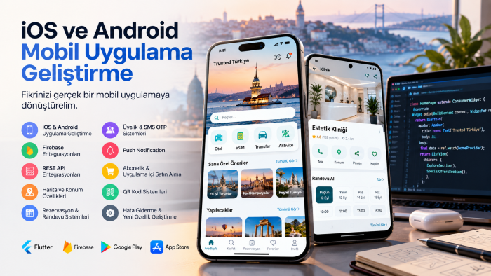 iOS ve Android mobil uygulamanızı geliştirebilirim