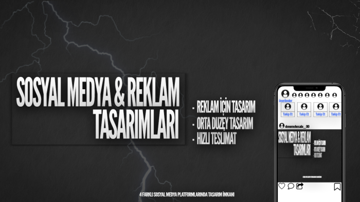 sosyal medya tasarımları yapabilirim